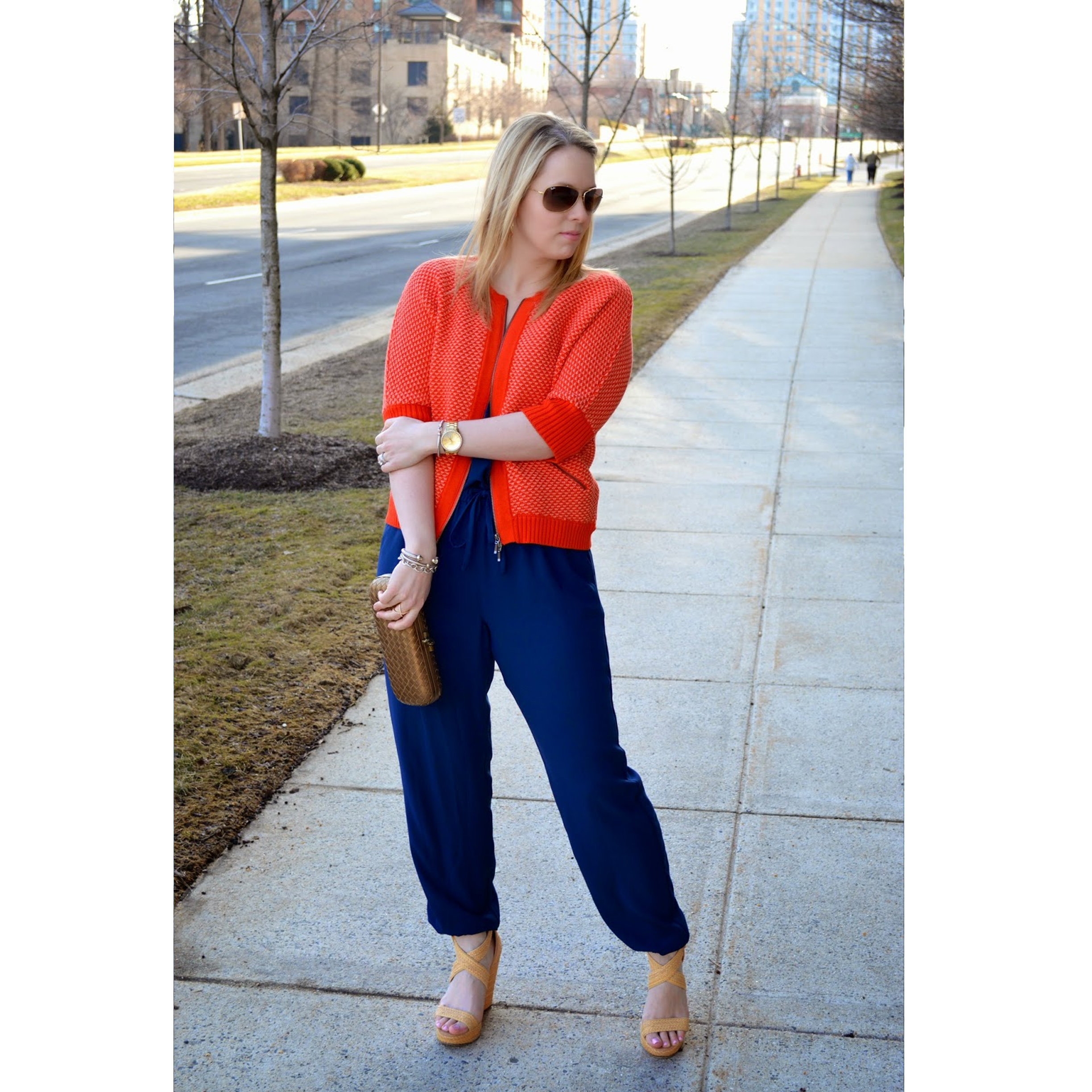 Spring Color Combination: Navy and Coral