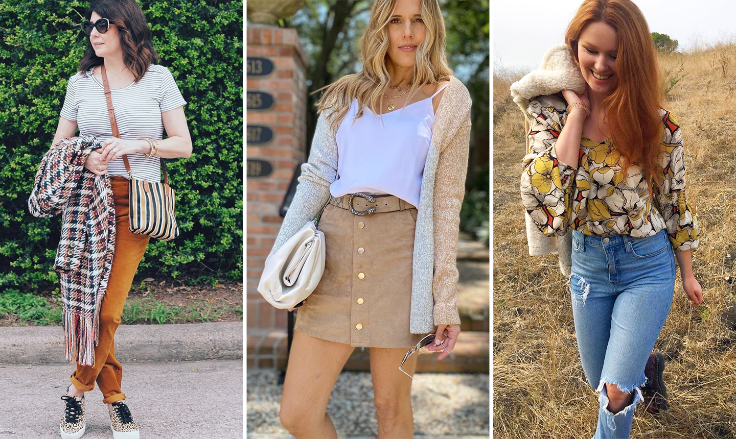 transitional dressing: wearing fall in summer