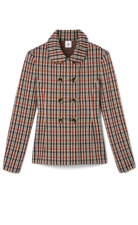 Jazzy Jacket in Toffee Plaid