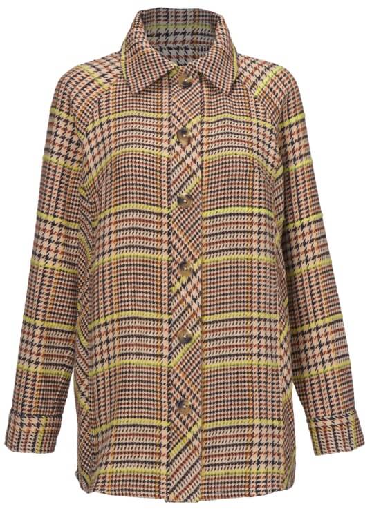 Yorkshire Shacket in Autumn Plaid