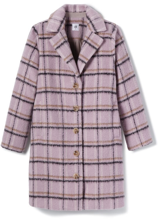 Grace Coat in Eminence Plaid