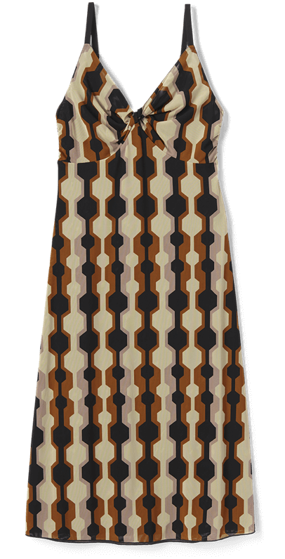 Trophy Dress in Mixed Print