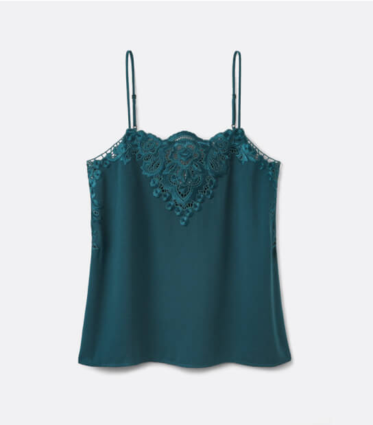 Baroque Cami in Teal