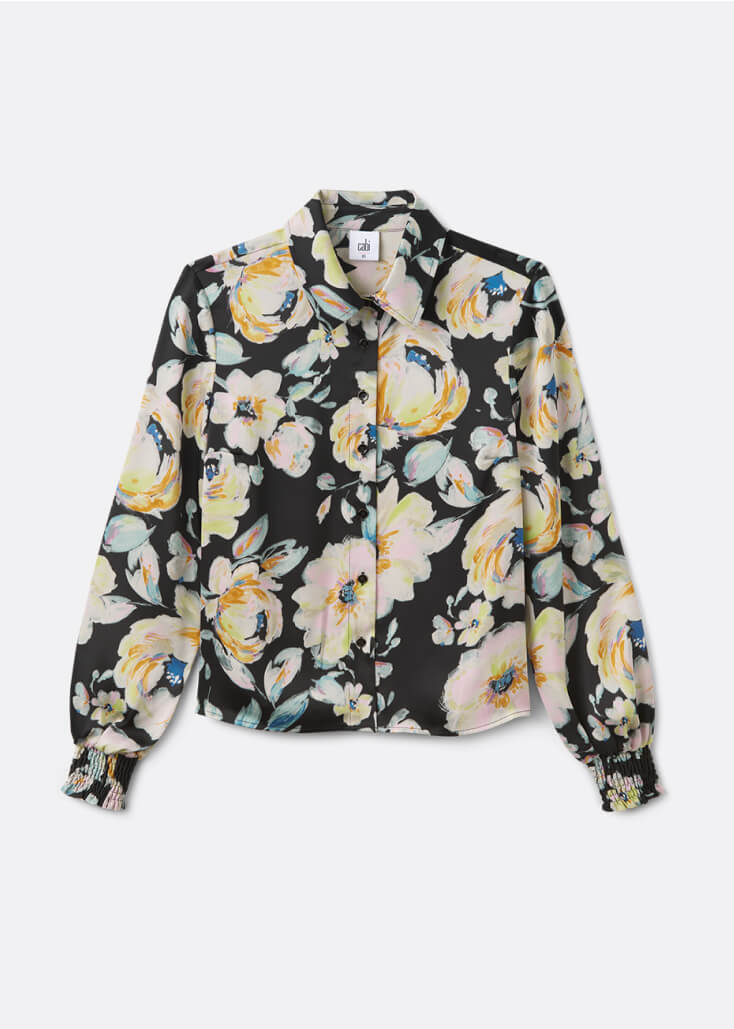 Zelda Blouse in Painterly Floral.