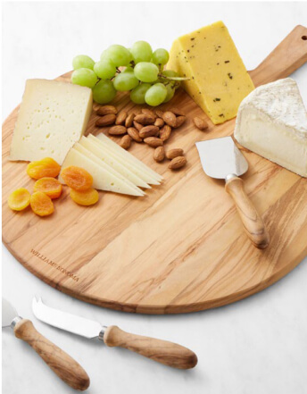 Cheese Board with Cheese Knives