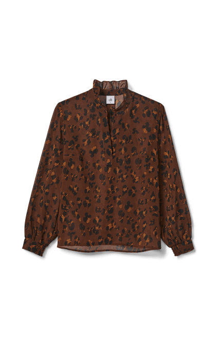 Obsess Blouse in Leopard